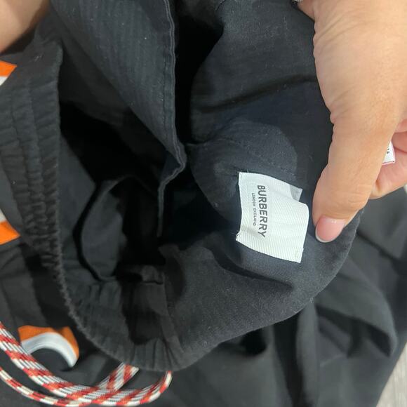 Burberry London Black Pinstripe Track Pants Size 48 - Picture 6 of 9